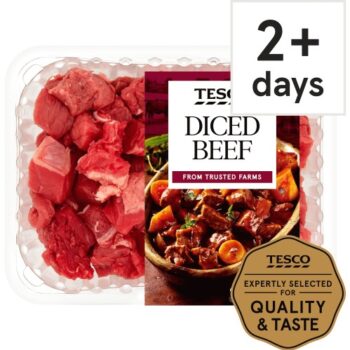 Tesco Diced Beef (400g)