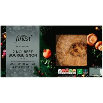Tesco finest 2 No Beef Bourguignon pies