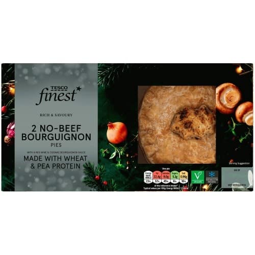 Tesco finest 2 No Beef Bourguignon pies