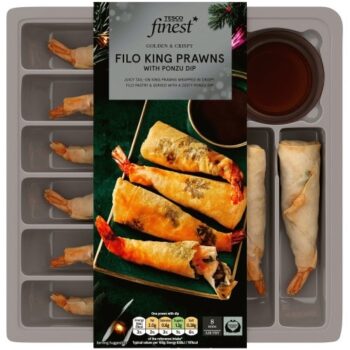 Tesco Finest 8 Large Filo Prawns with Ponzu Dip
