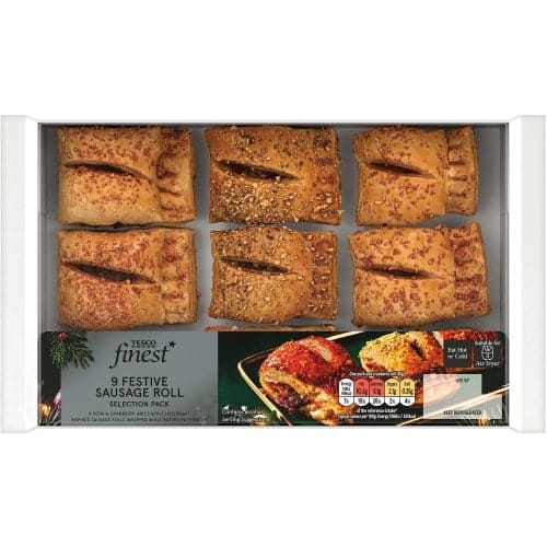 Tesco Finest 9 Festive Sausage Rolls