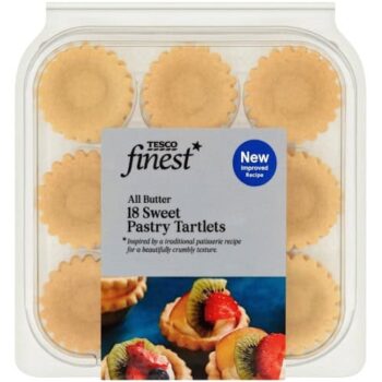 Tesco Finest All Butter Mini Tartlets (108g)