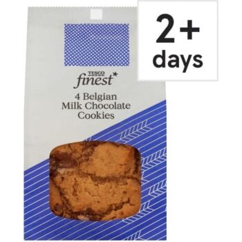 Tesco Finest Belgian Milk Chocolate Cookie
