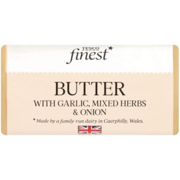Tesco Finest Butter with Garlic Herb & Onion (90g)