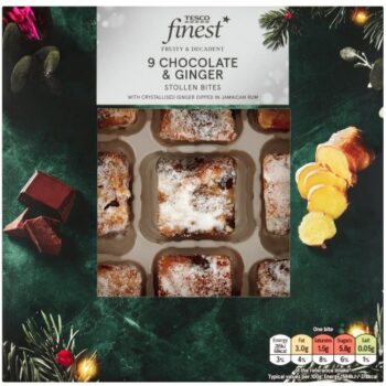 Tesco Finest Chocolate and Ginger Stollen Bites