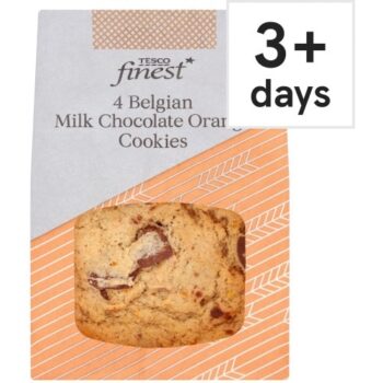 Tesco Finest Milk Chocolate Orange Cookies