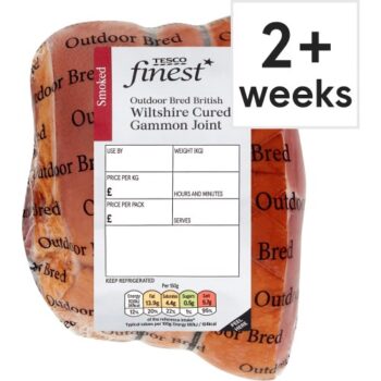Tesco Finest Smoked Wiltshire Cured Crackling Gammon Joint