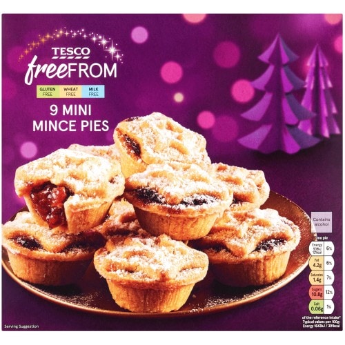 Tesco Free From 9 Mini Mince Pies