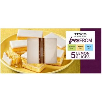 Tesco Free From Lemon Cake Slices