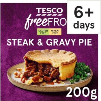 Tesco Free From Steak and Gravy Pie (200g)