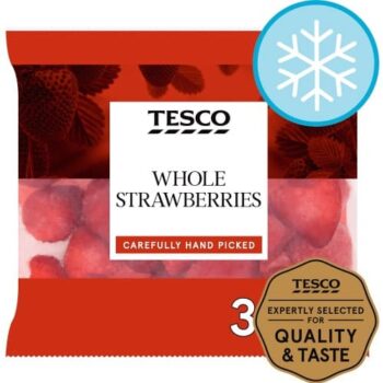 Tesco Frozen Whole Strawberries (350g)