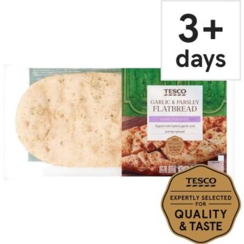 Tesco Garlic & Parsley Flatbread (210g)