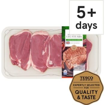 Tesco Lamb Leg Steaks (450g)