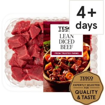 Tesco Lean Diced Beef (400g)