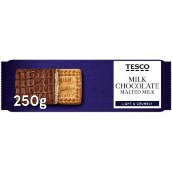 Tesco Milk Chocolate Malted Milk (250g)