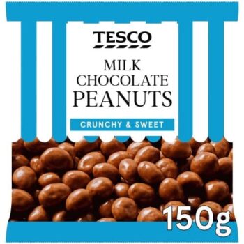 Tesco Milk Chocolate Peanuts (150g)