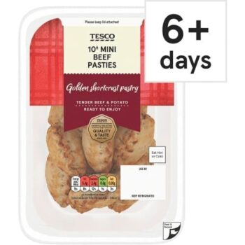 Tesco Mini Beef Pasties (10 x 300g)