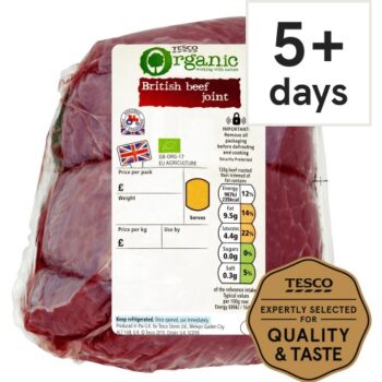 Tesco Organic Beef Roasting Joint