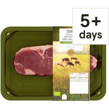 Tesco Organic Beef Sirloin Steak