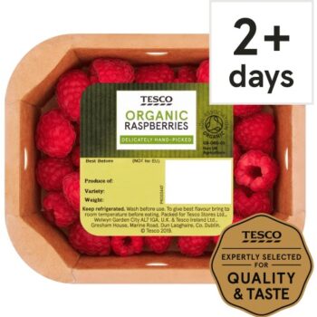 Tesco Organic Raspberries (150g)