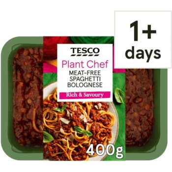 Tesco Plant Chef Meat Free Spaghetti Bolognese