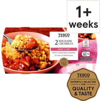 Tesco Rhubarb Crumbles (2 x 270g)