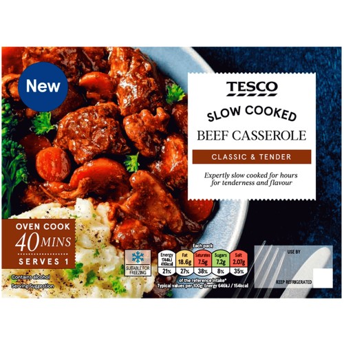 Tesco Slow Cooked Beef Casserole (330g)