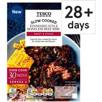 Tesco Slow Cooked Tennesse Style Boneless Beef (370g)