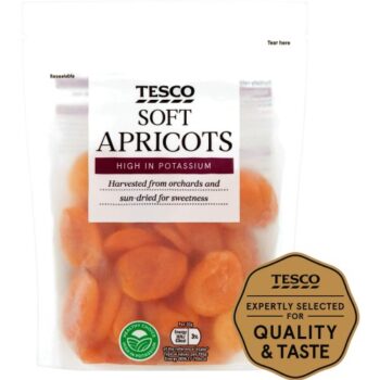 Tesco Soft Apricots (250g)