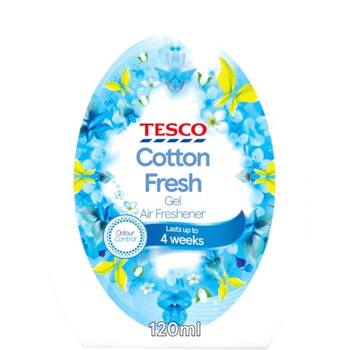 Tesco Solid Gel Air Freshener Cotton Fresh