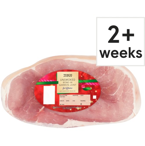 Tesco Unsmoked Gammon Joint Bone In