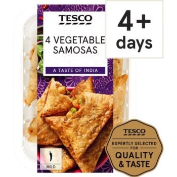 Tesco Vegetable Samosas (4 x 216g)