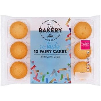 The BAKERY at ASDA 12 Fairy Cakes