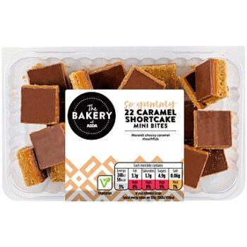 The BAKERY at ASDA 22 Caramel Shortcake Mini Bites