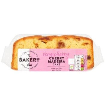 The BAKERY at ASDA Cherry Madeira Cake