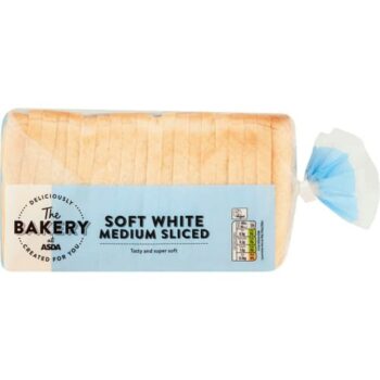 The BAKERY at ASDA Soft White Medium Sliced Bread