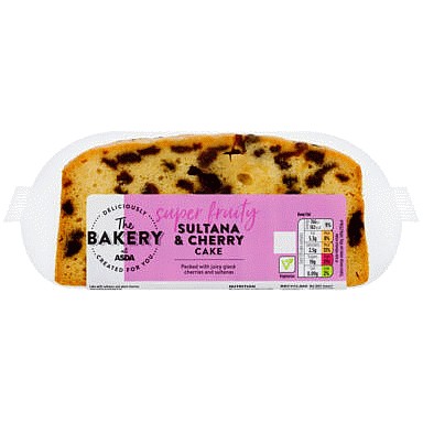 The BAKERY at ASDA Sultana & Cherry Cake