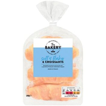 The BAKERY at ASDA The Bakery 6 Croissants (240g)