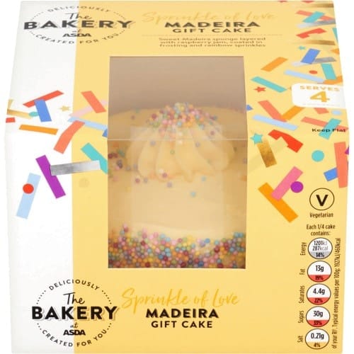 The BAKERY at ASDA The Bakery at Madeira Gift Cake