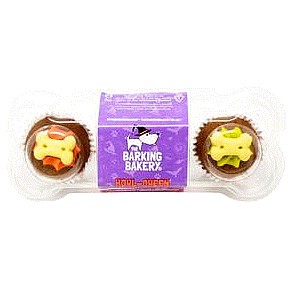 The Barking Bakery Halloween Mini Iced Trios with Carob Dog Treats Limited Edition (38g)