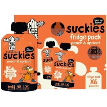 The Collective Kids Peach & Apricot Yogurt Pouches Multipack