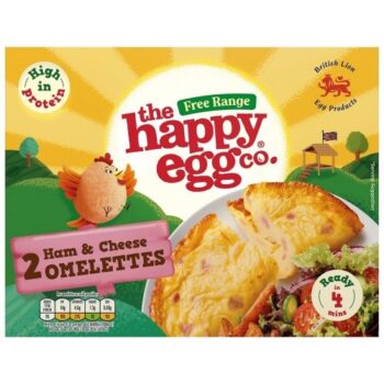 The Happy Egg Co. 2 Free Range Ham & Cheese Omelettes (190g)