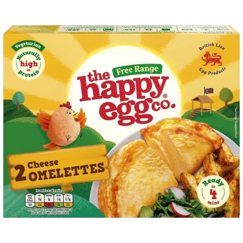The Happy Egg Co. Free Range 2 Cheese Omelettes (200g)