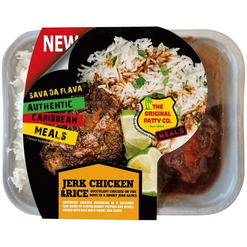 The Original Patty Co. Jerk Chicken & Rice Meals (380g)