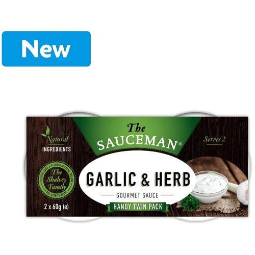 The Sauceman Garlic And Herb Dips (2 x 60g)