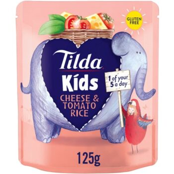 Tilda Kids Cheese & Tomato Rice (125g)