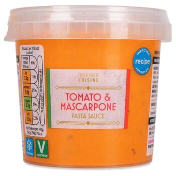 Tomato & Mascarpone Pasta Sauce