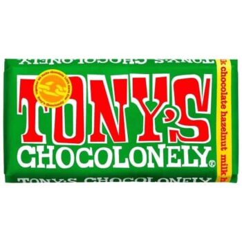 Tony's Chocolonely Fairtrade Milk Chocolate Hazelnut (180g)