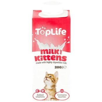 Toplife Lactose Reduced Cows Milk for Kittens (200ml)