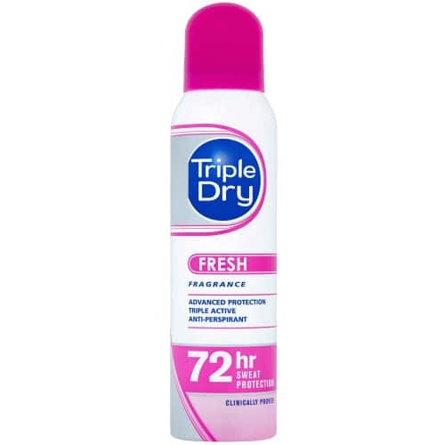 Triple Dry Anti-Perspirant Deodorant Spray Fresh Fragrance (150ml)
